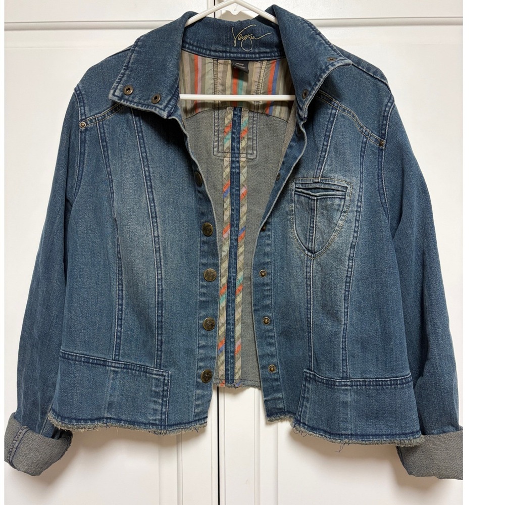 Venezia Jean Denim Jacket Women Plus Size‎